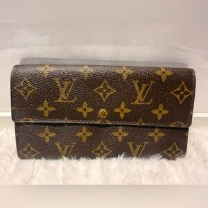 LOUIS VUITTON-TH1000 Snap Full Wallet Monogram Canvas